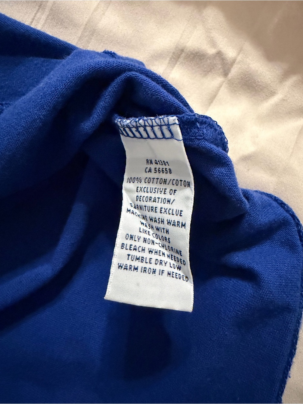 Polo by Ralph Lauren Short-Sleeve Crew T-Shirt - Blue with Yellow Pony - Picture 5 of 9